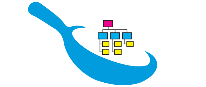 Recipe logo combined with Simple XML sitemap logo